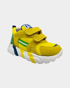 FALCOTTO STRIPE - scarpe bambino YELLOW-GREEN