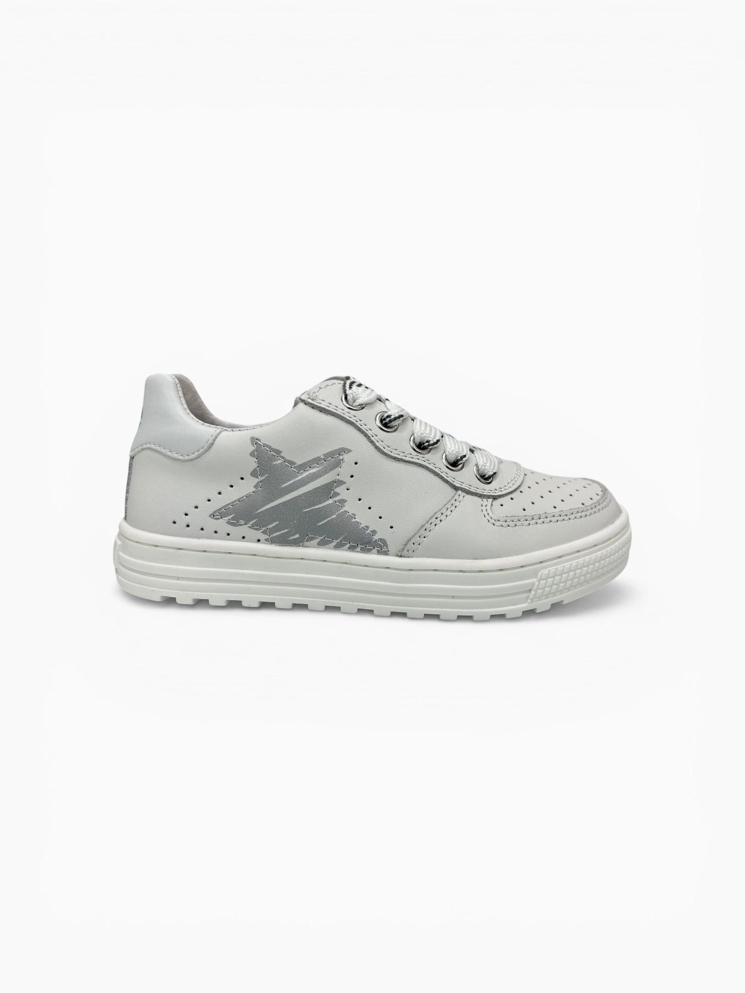 NATURINO HESS 2 zip Calf  scarpe bambino Whait