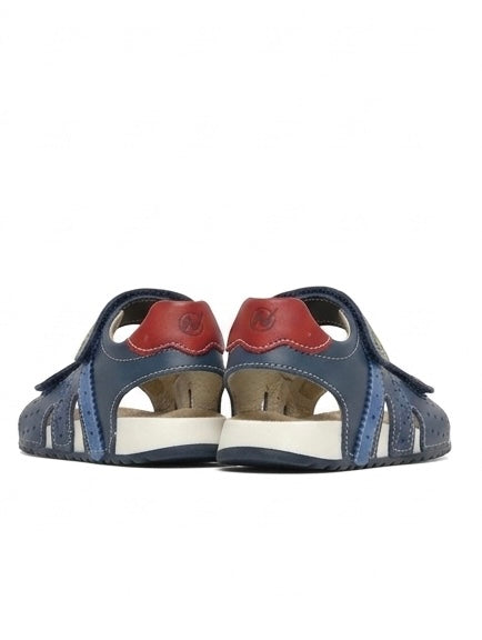 NATURINO SIHUR Calf colore azure - red- sandali bambino