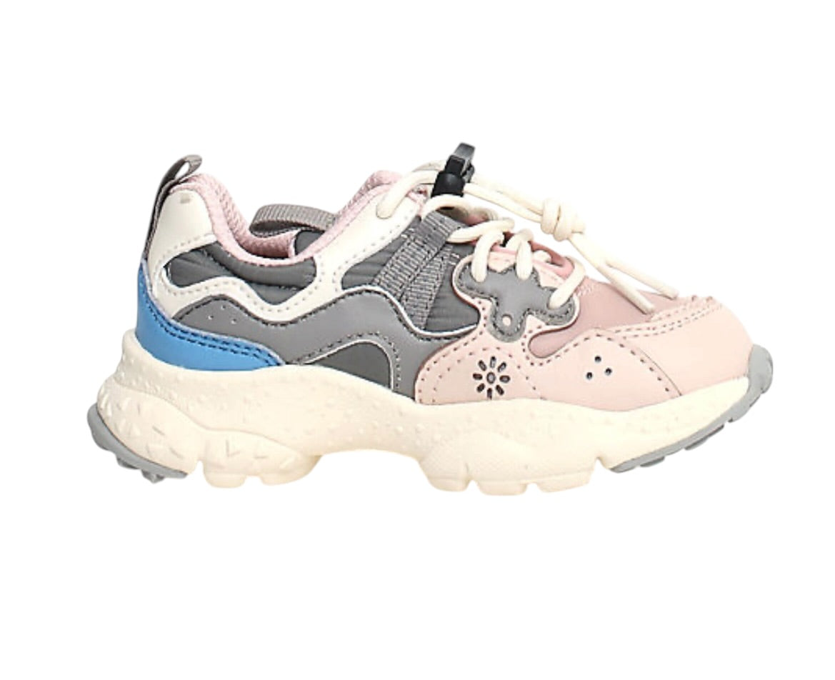 FLOWER YAMANO 3JUNIOR- Sneaker Bambina in Calf