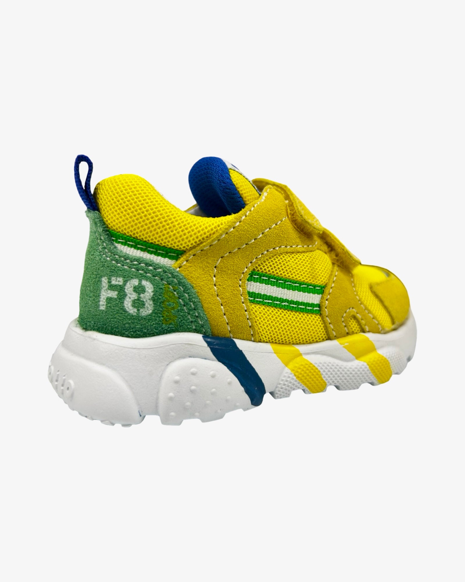 FALCOTTO STRIPE - scarpe bambino YELLOW-GREEN