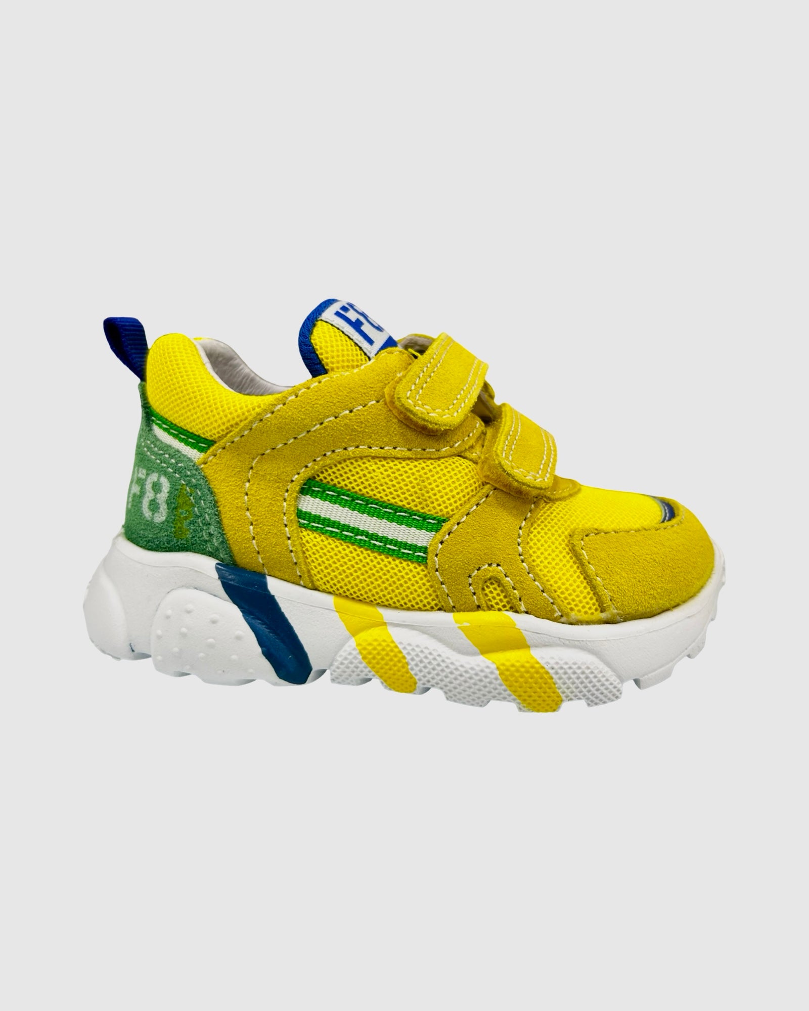 FALCOTTO STRIPE - scarpe bambino YELLOW-GREEN