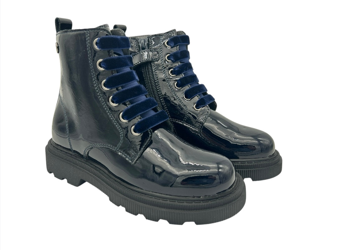 NATURINO FOSTER PATENT-scarpe bambina ￼
