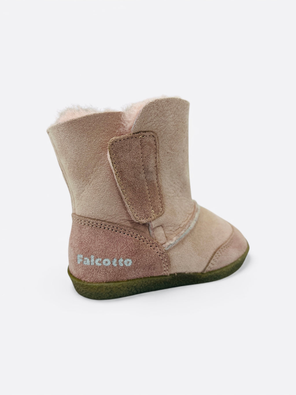 FALCOTTO CARL suede/ shearling- stivaletto bambina