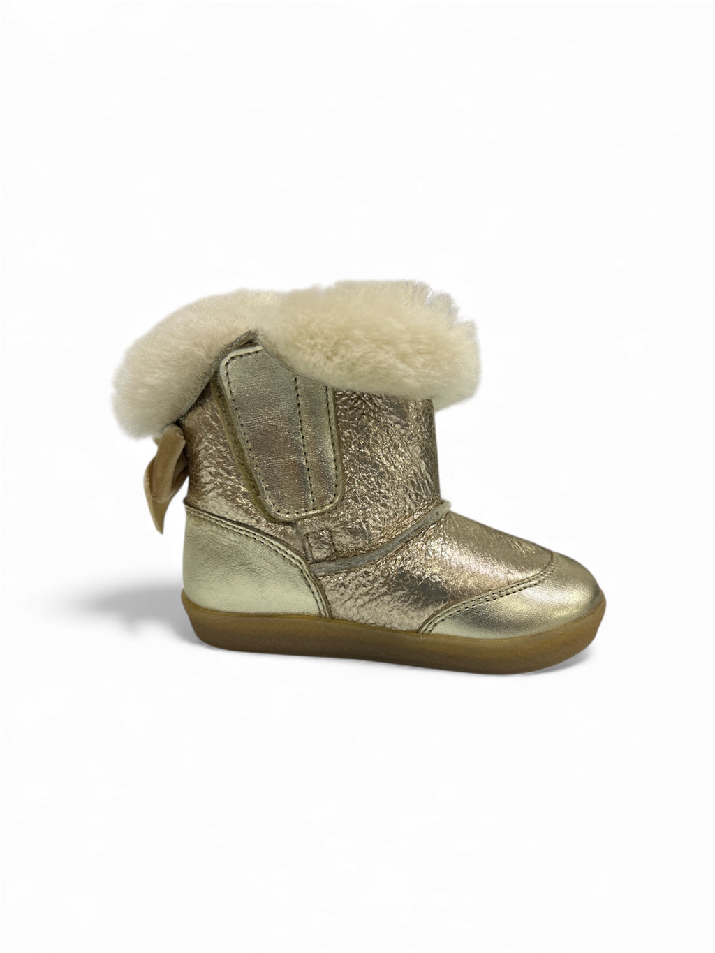 FALCOTTO LISSI metallic/ shearl - stivaletto bambina
